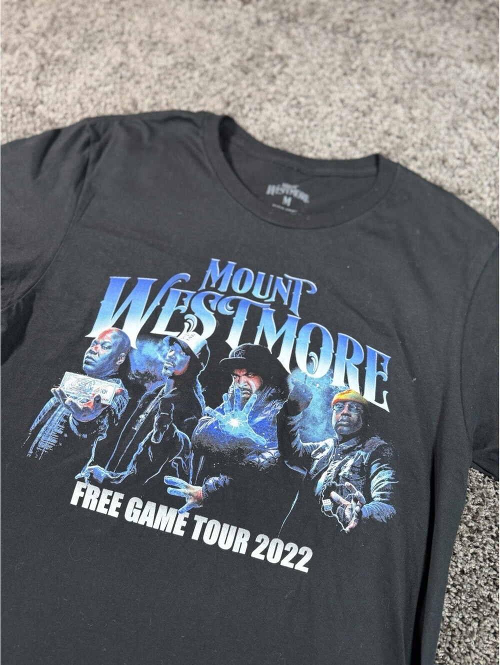 Mount Westmore Snoop Dogg Ice Cube Too Short E40 T-Shirt Rap Tee Hip Hop Medium